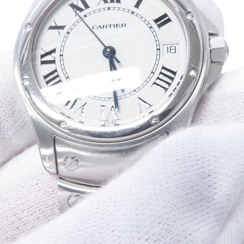 Cartier Santos Ronde LM Watch White Dial — view 5