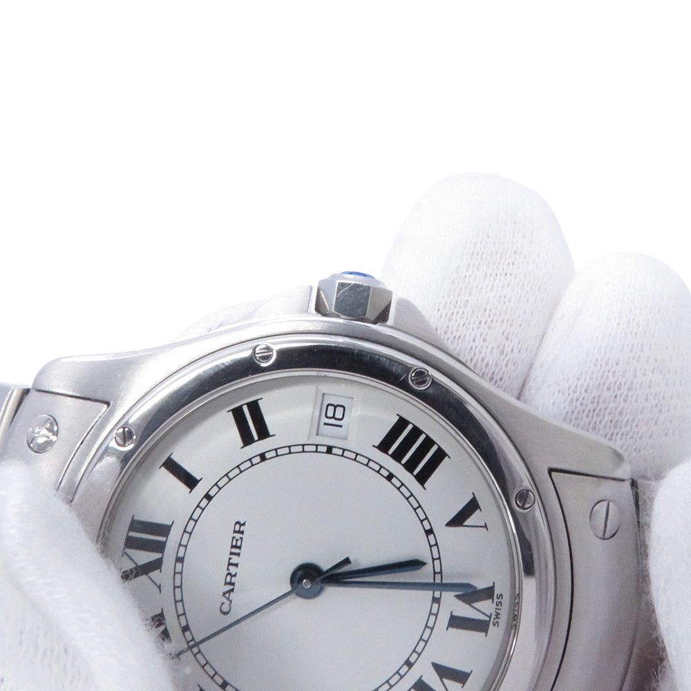 Cartier Santos Ronde LM Watch White Dial — view 6