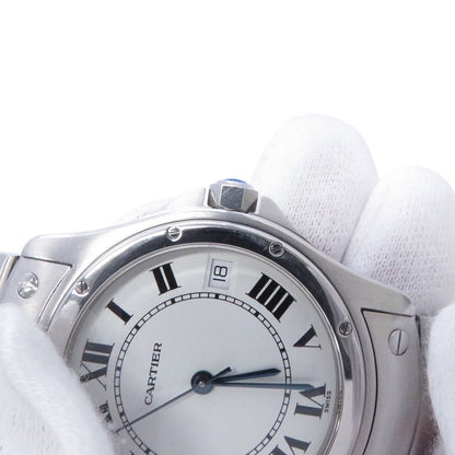Cartier Santos Ronde LM Watch White Dial — view 6