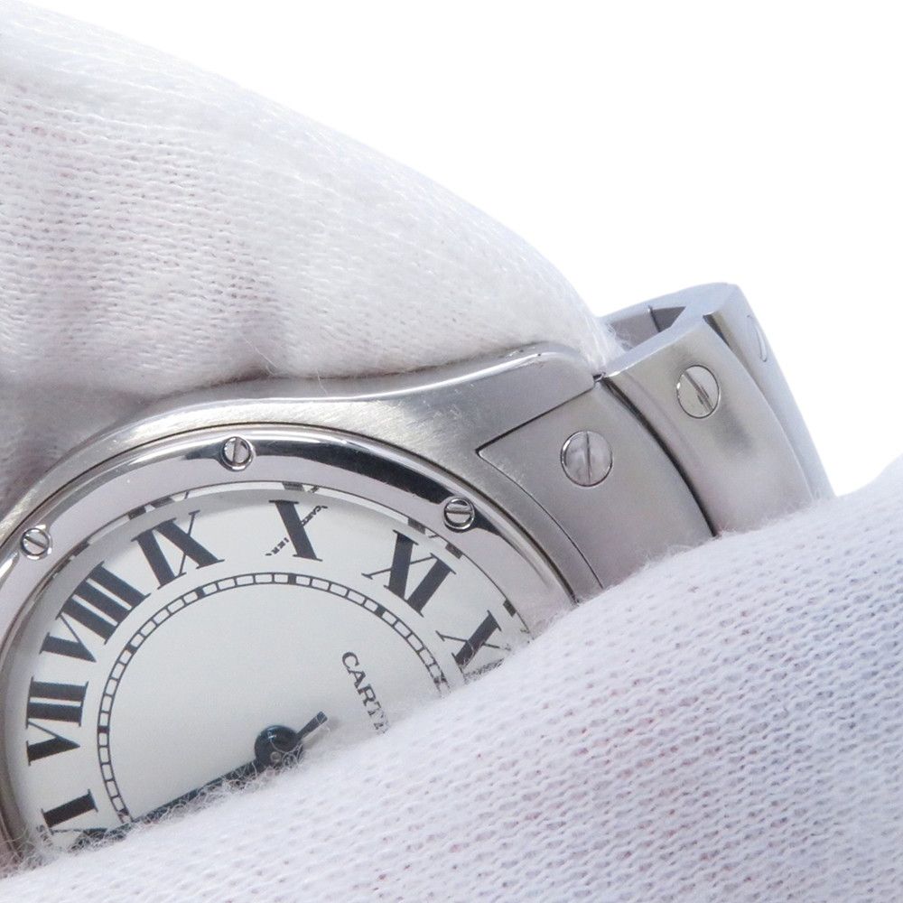Cartier Santos Ronde LM Watch White Dial — view 8