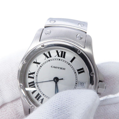 Cartier Santos Ronde LM Watch White Dial — view 4
