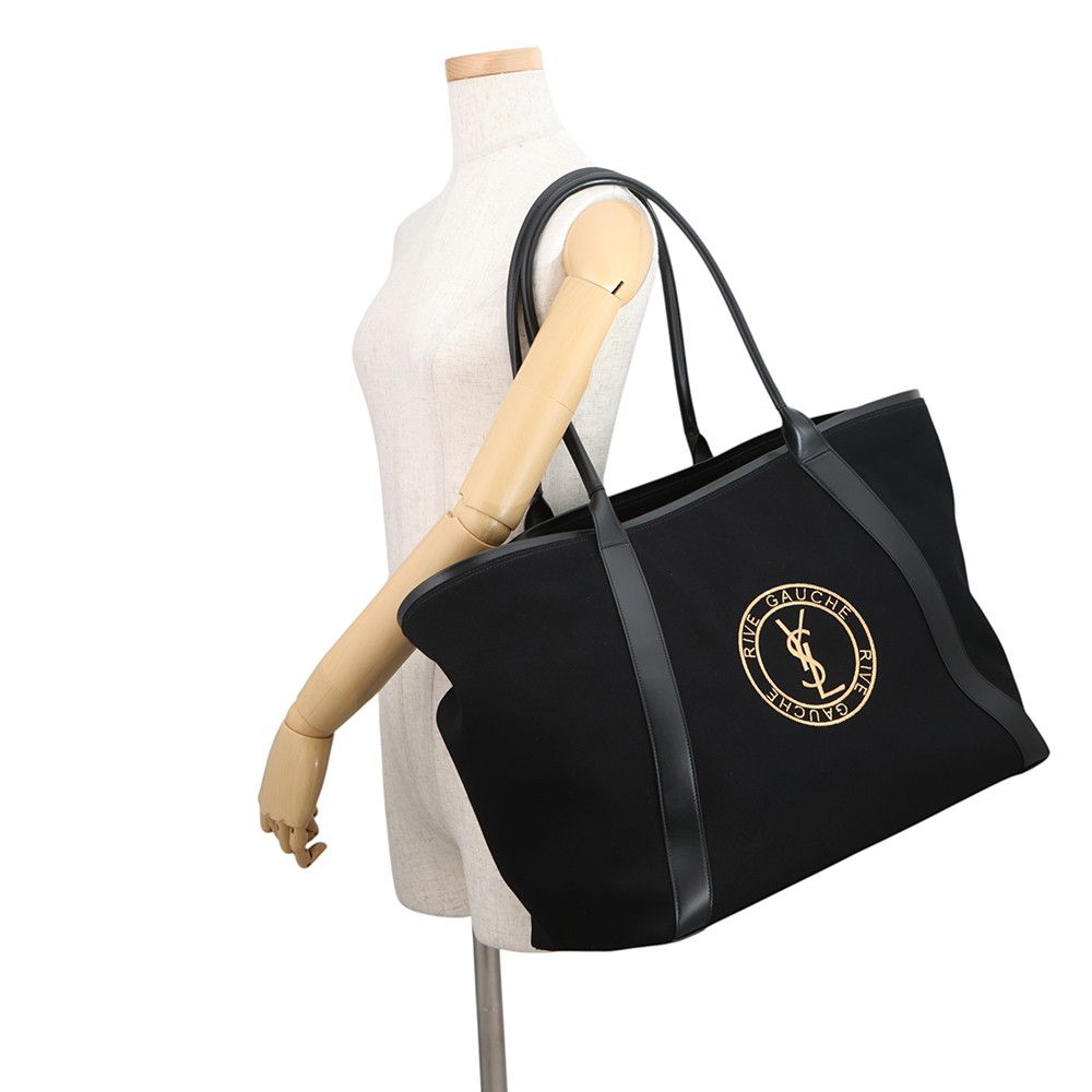 Saint Laurent Paris Tote Bag Rive Gauche Canvas — view 4