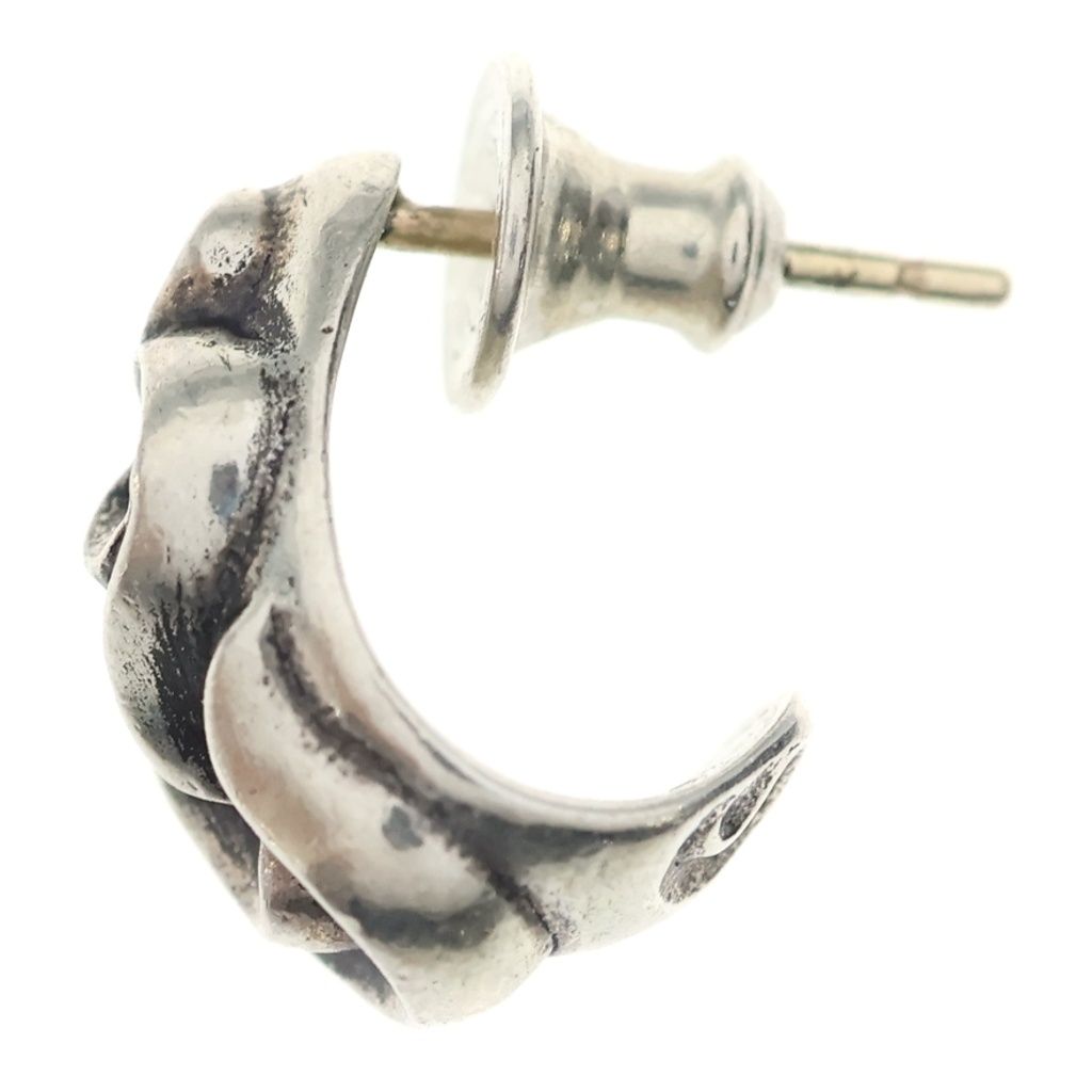 Chrome Hearts Carved Teardrop Earrings Silver — view 3