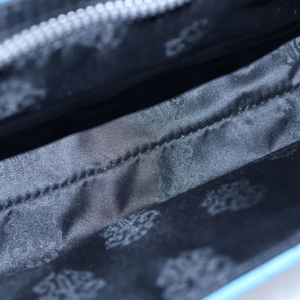 Chrome Hearts Dinner LG CH Cross Leather Clutch with Cloth — view 8