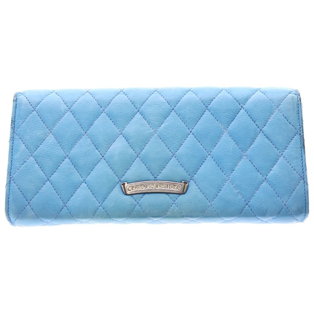 Chrome Hearts Dinner LG CH Cross Leather Clutch with Cloth — view 2