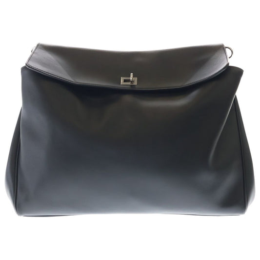 Balenciaga Rodeo Large 2-Way Leather Shoulder Bag Black