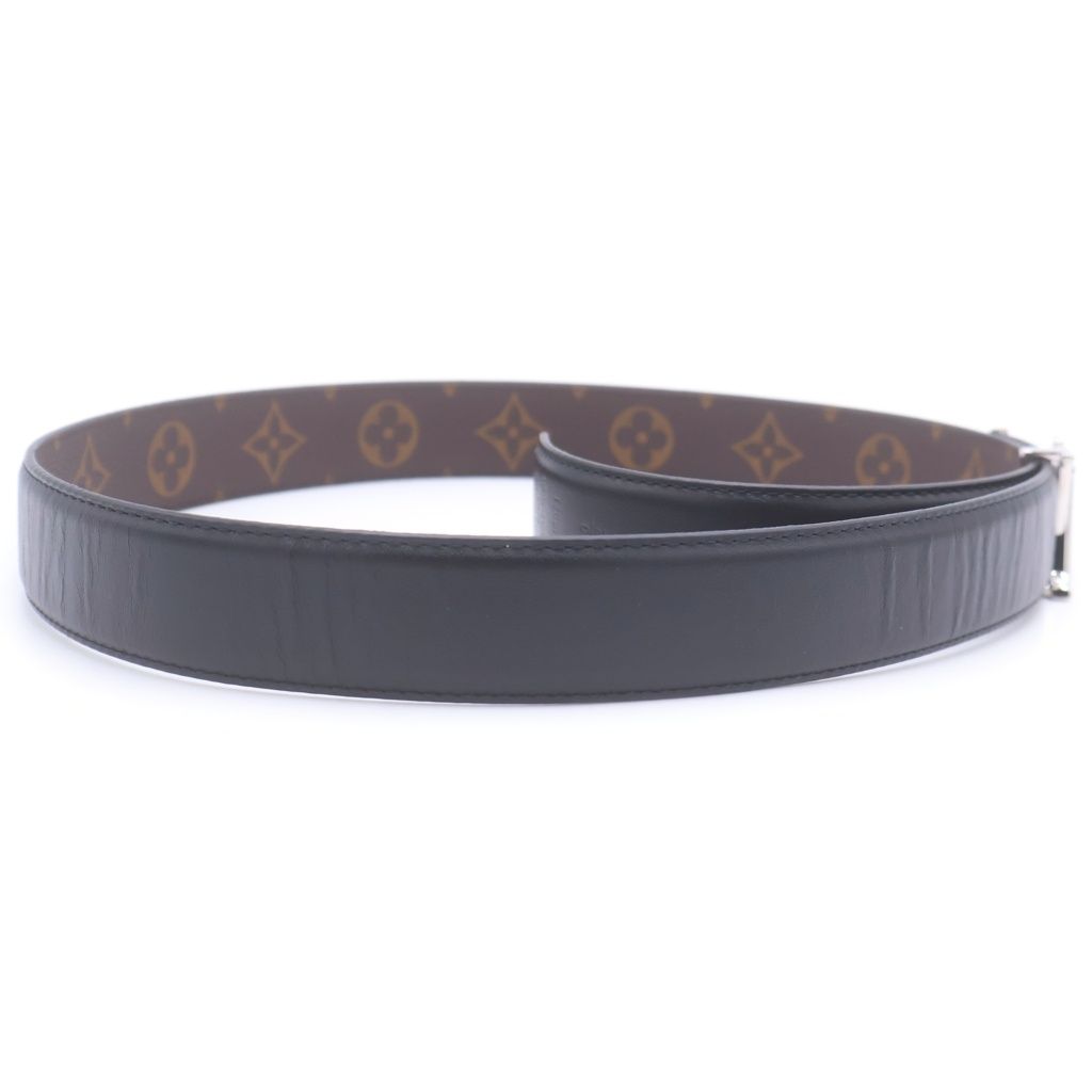 Louis Vuitton Pretty LV Reversible Belt Black Brown Silver — view 3