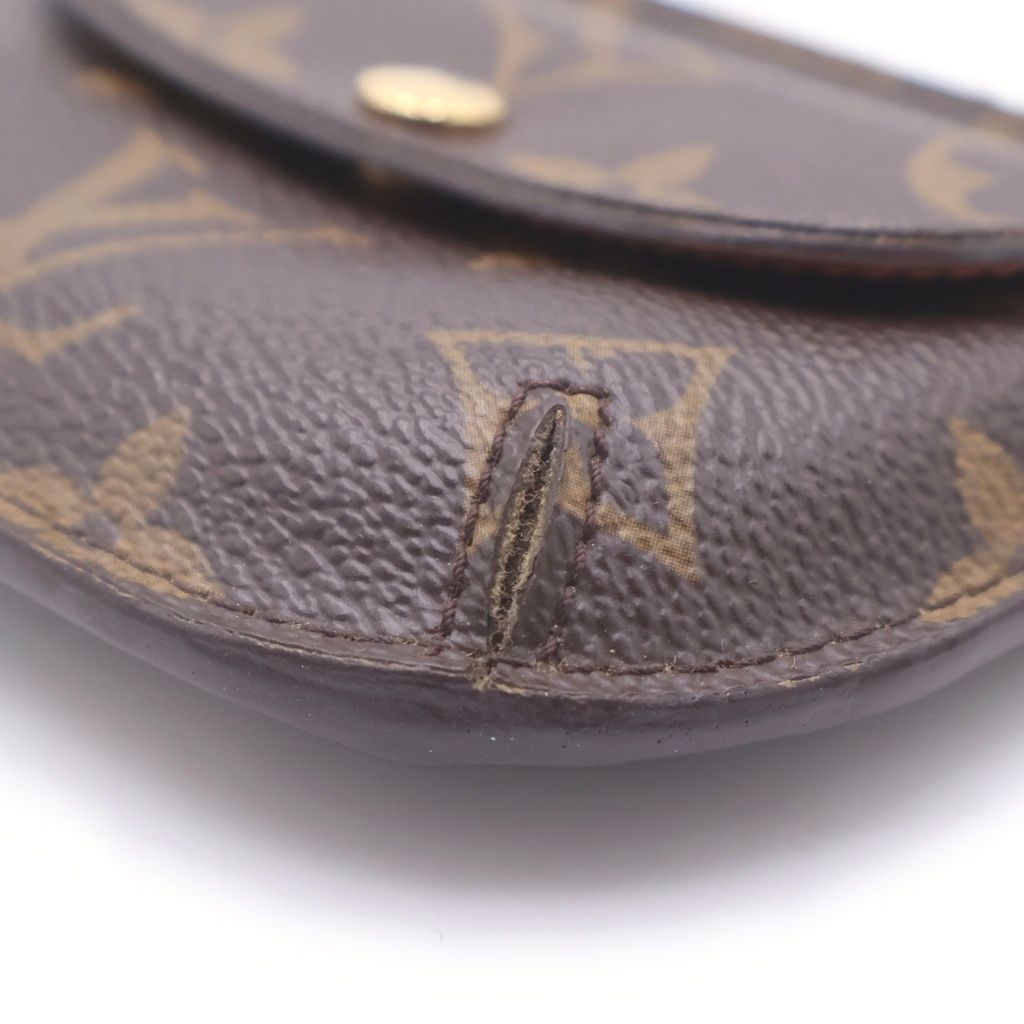 Louis Vuitton Portomonesi Ring Coin Purse Brown — view 5