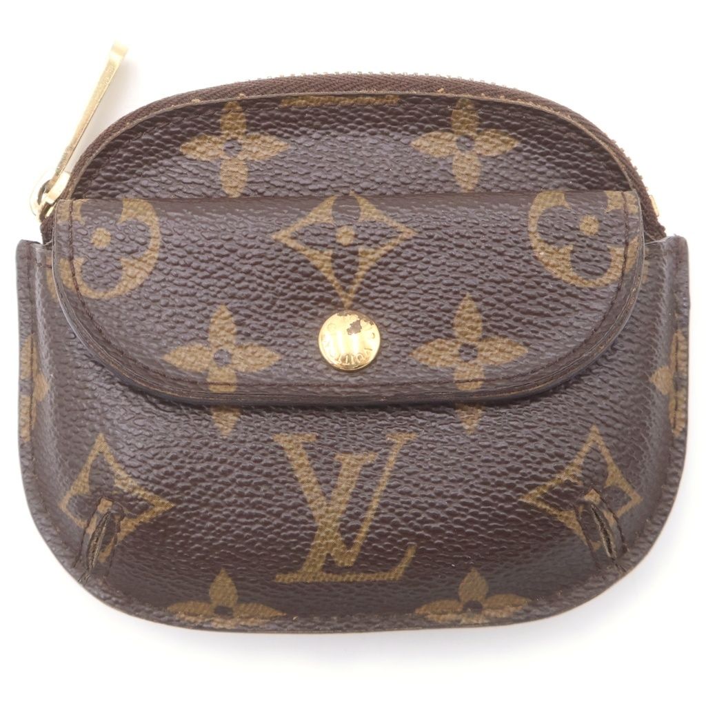 Louis Vuitton Portomonesi Ring Coin Purse Brown