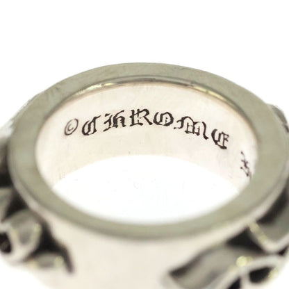 Chrome Hearts Dbl Narrow Vine Band Double Silver Ring — view 4