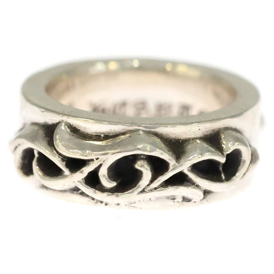 Chrome Hearts Dbl Narrow Vine Band Double Silver Ring