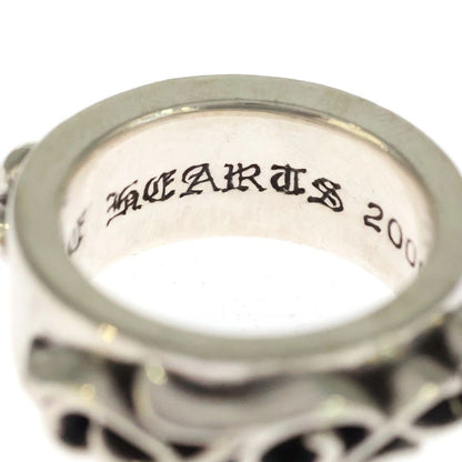Chrome Hearts Dbl Narrow Vine Band Double Silver Ring — view 5