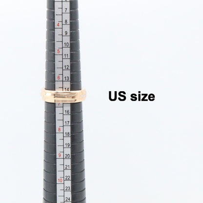 Tiffany & Co Ring T Modern Key Diamond 18K Pink Gold — view 6