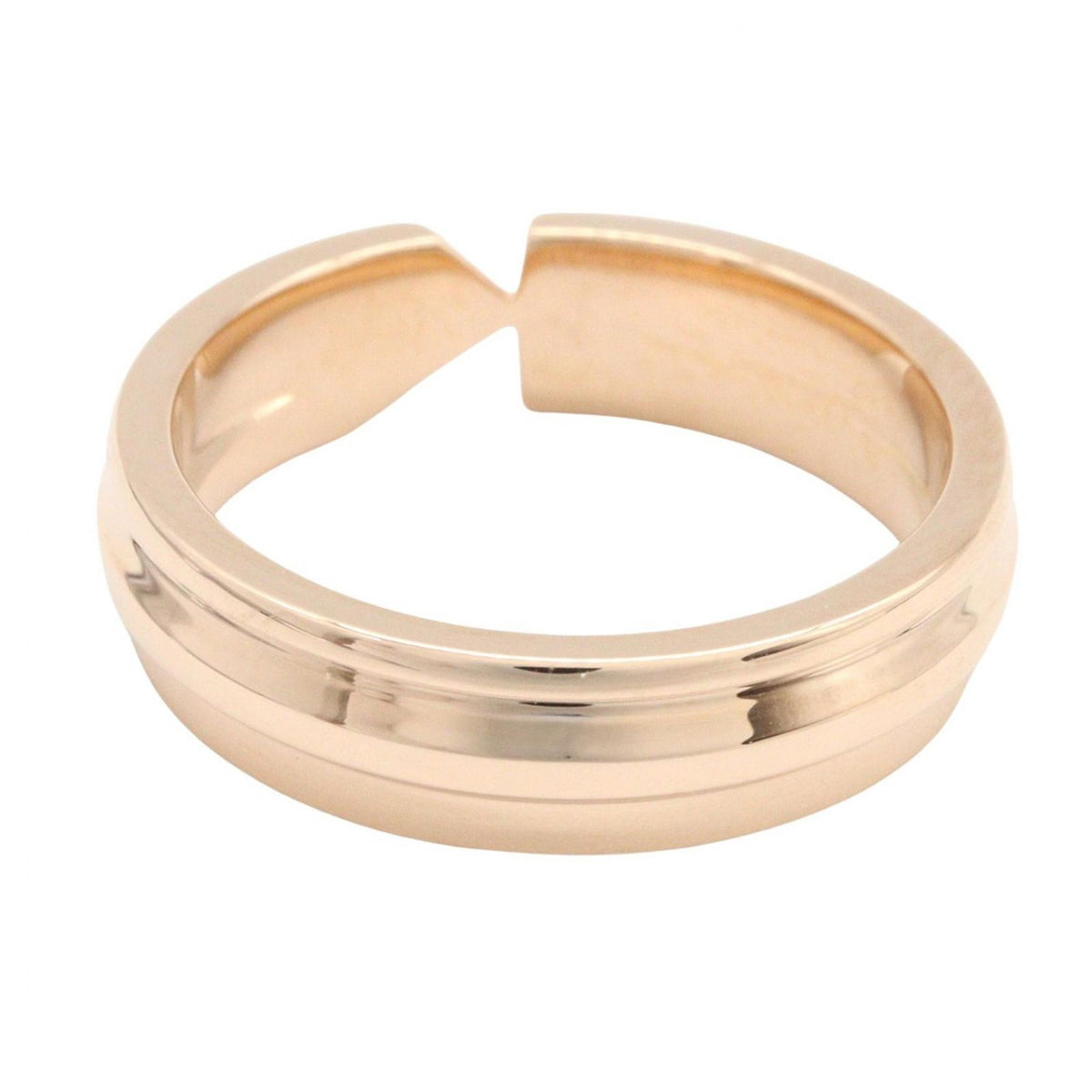 Tiffany & Co Ring T Modern Key Diamond 18K Pink Gold — view 3