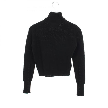 Prada Knit Turtleneck Black Wool Sweater — view 2
