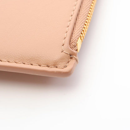 Balenciaga Card Case Envelope Fragment Beige Leather Long Coin Holder — view 6