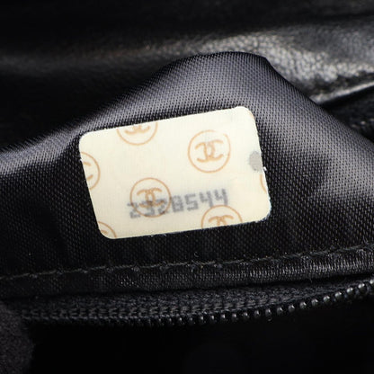 Chanel Shoulder Bag Quilted Black Lambskin — view 5