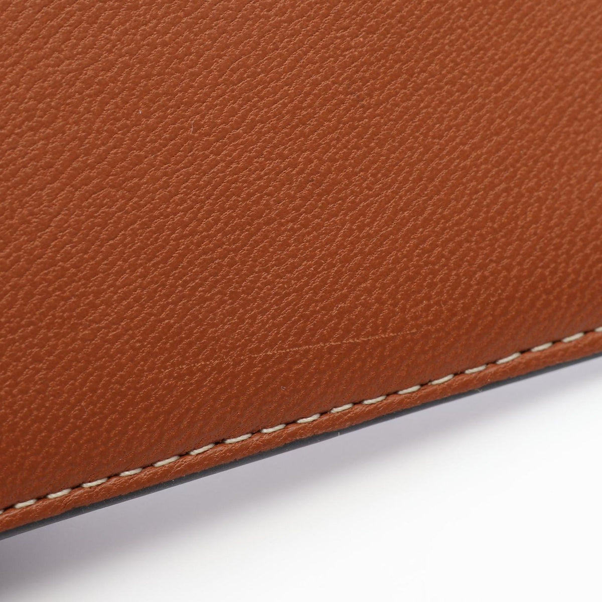 Celine Card Case Triomphe Brown Black Leather Holder — view 7