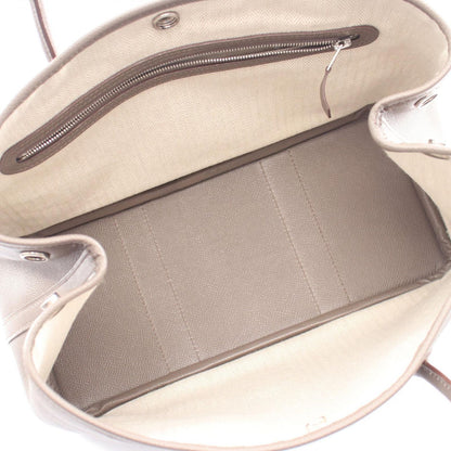 Hermes Tote Bag Garden Party TPM Etain Calfskin — view 3