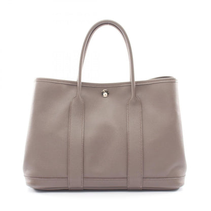Hermes Tote Bag Garden Party TPM Etain Calfskin