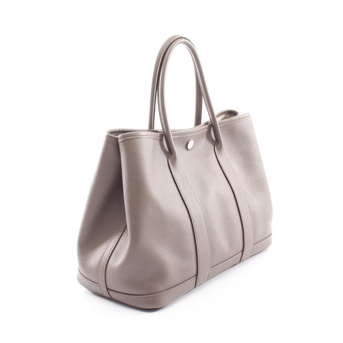 Hermes Tote Bag Garden Party TPM Etain Calfskin — view 2