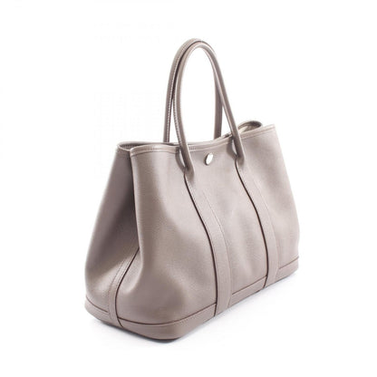 Hermes Tote Bag Garden Party TPM Etain Calfskin — view 2
