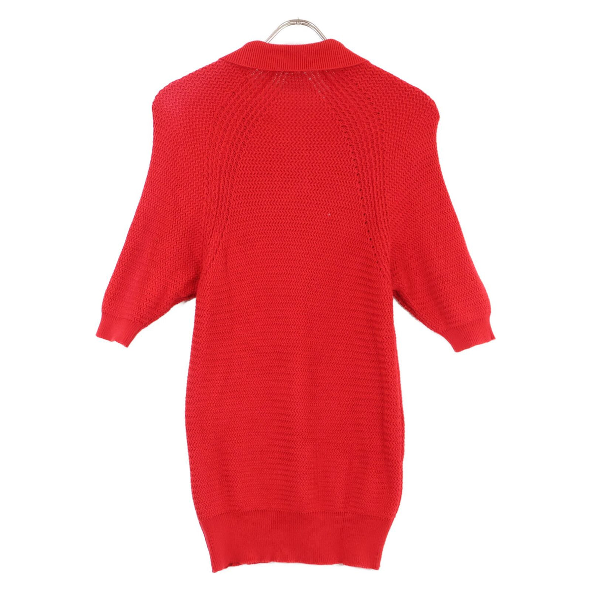 Chanel Scottish Cotton Knit Polo Sweater