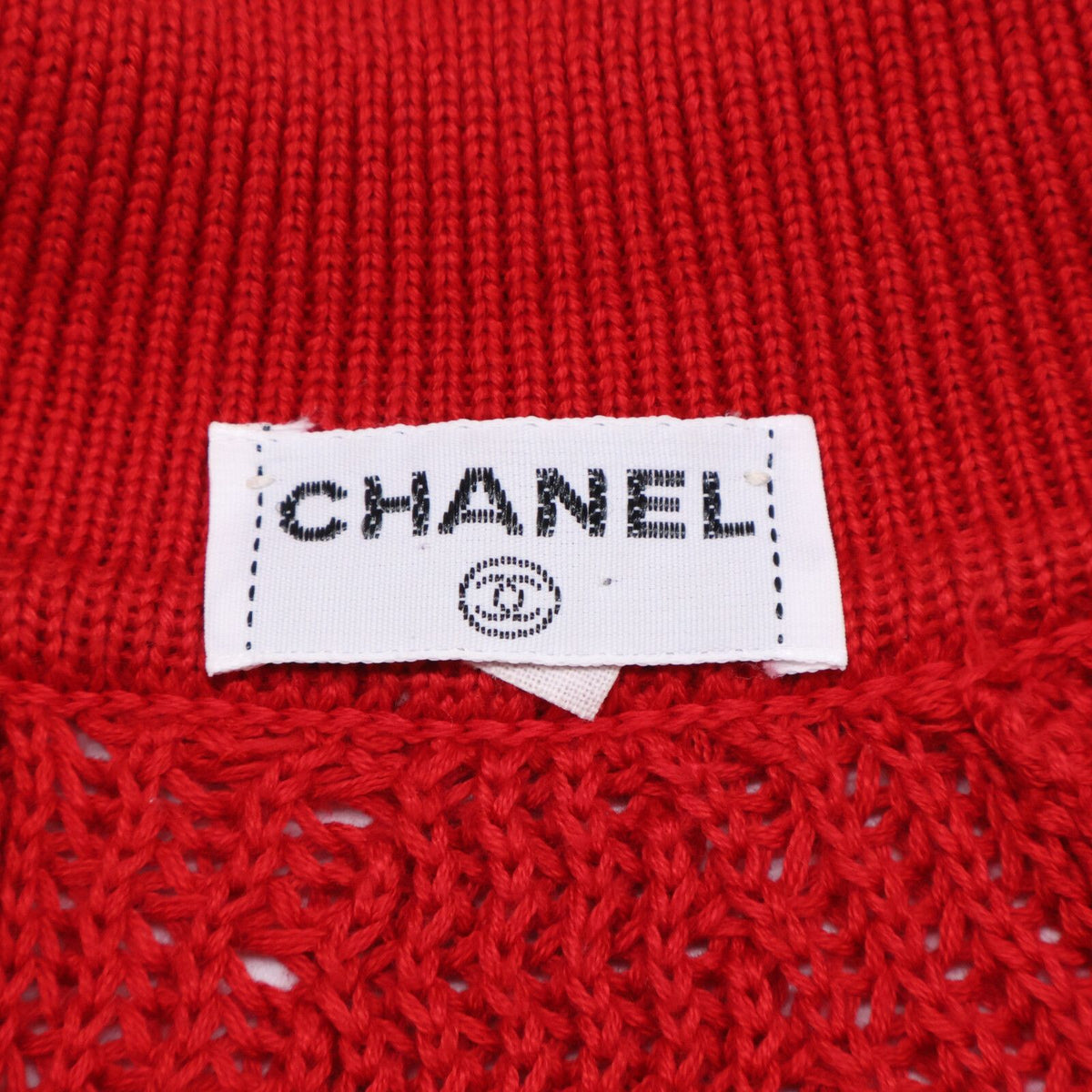 Chanel Scottish Cotton Knit Polo Sweater — view 2