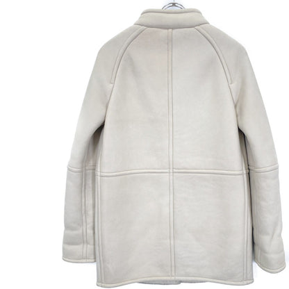 Loewe Ivory Shearling Coat 36 — view 2