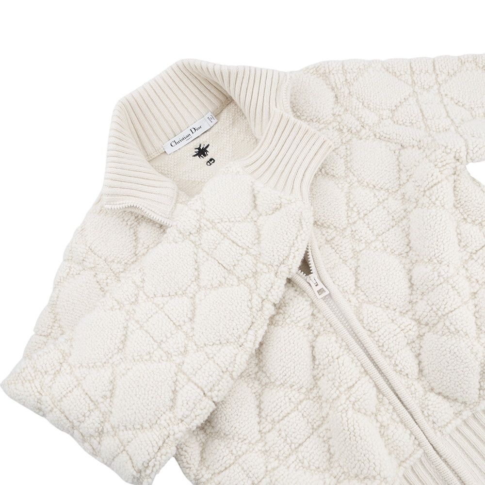 Dior Jacket Zip Cardigan 36 White — view 3
