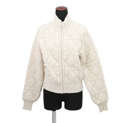Dior Jacket Zip Cardigan 36 White