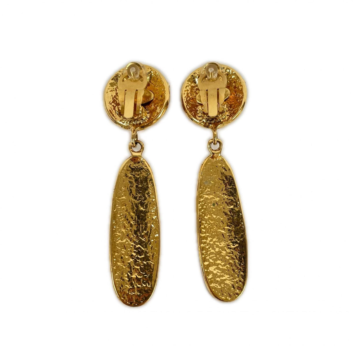 Chanel 94P Earrings Plated Gold — view 3