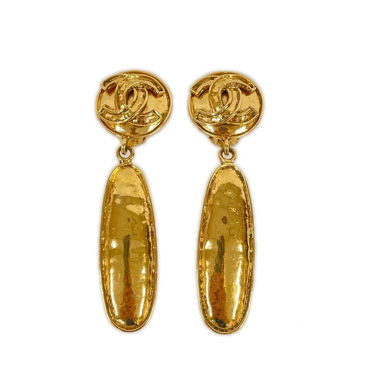 Chanel 94P Earrings Plated Gold — view 2