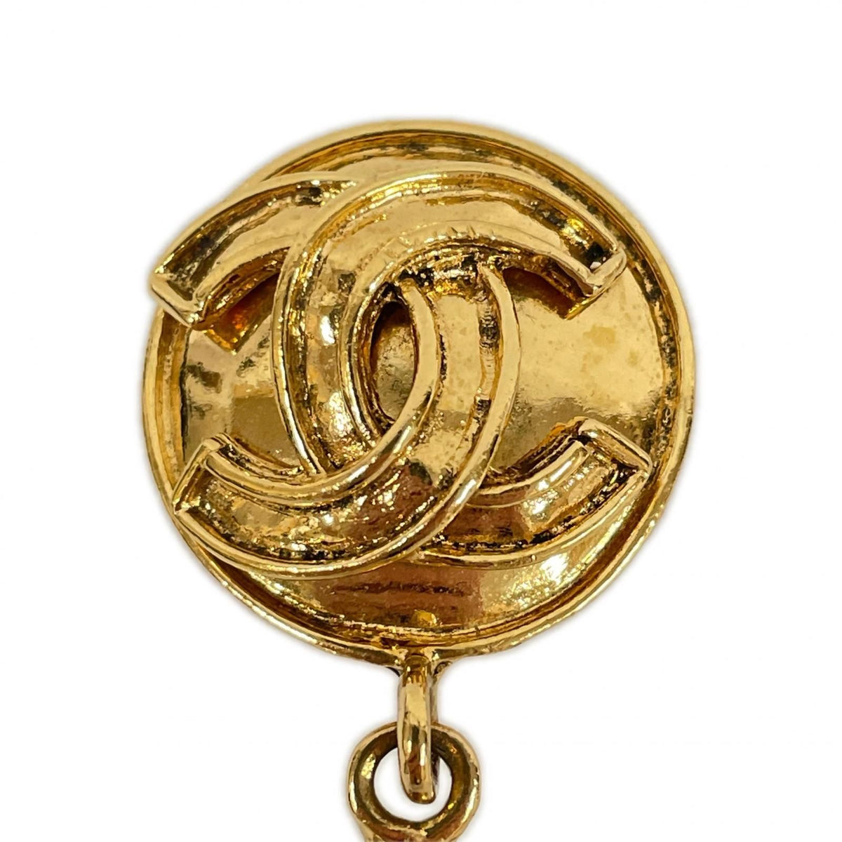 Chanel 94P Earrings Plated Gold — view 4