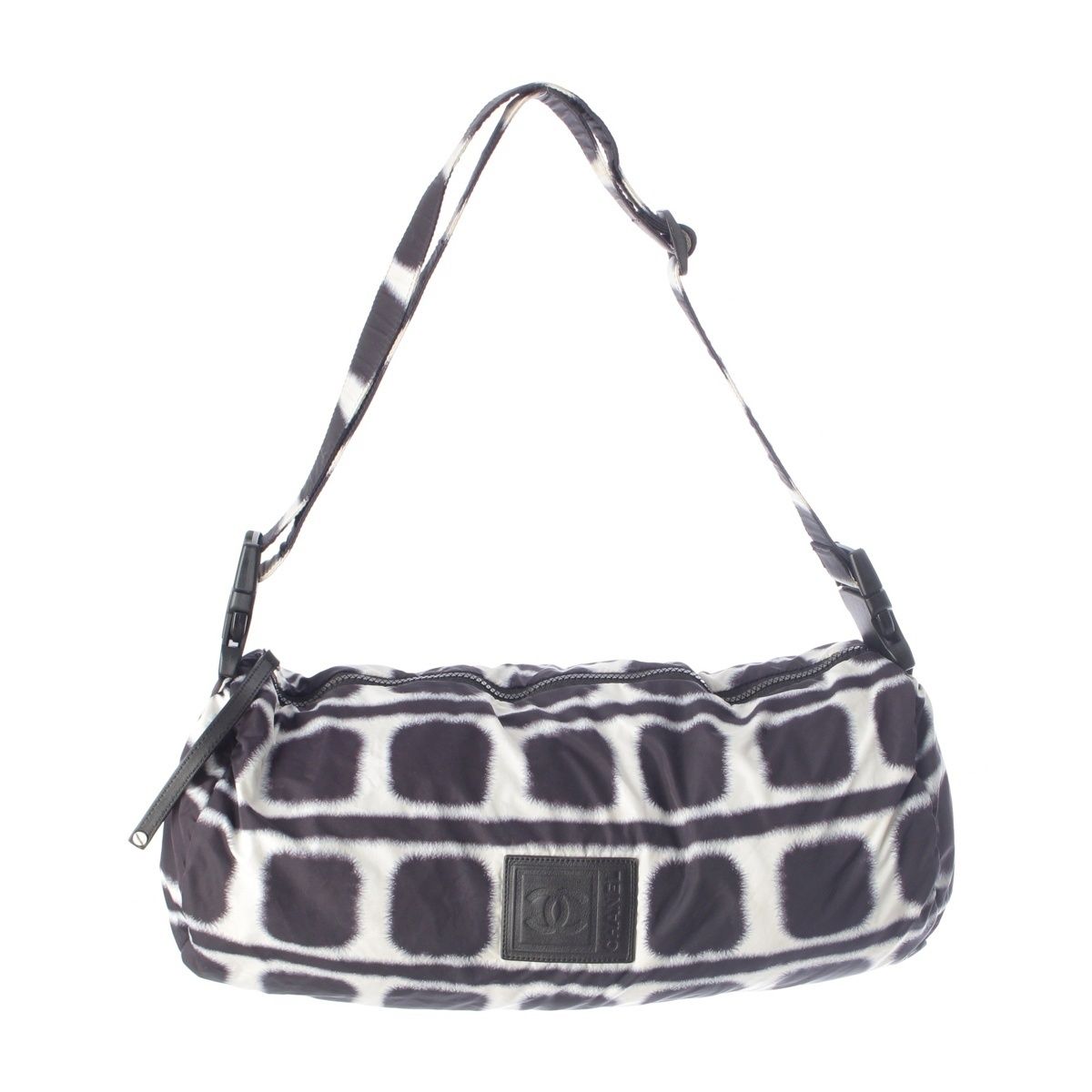 Chanel 07A Reversible Down Jacket Black White Navy 38 — view 3