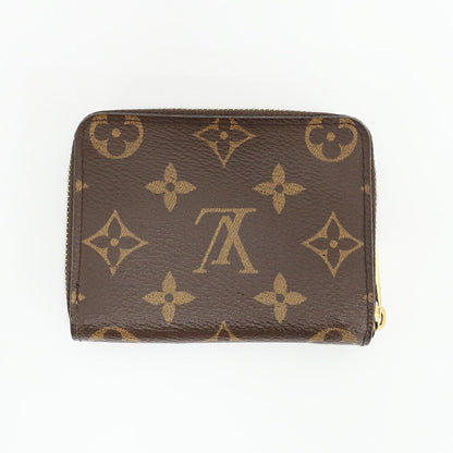 Louis Vuitton Ten Zippy Coin Purse Wallet Monogram Brown Gold Case Compact — view 2