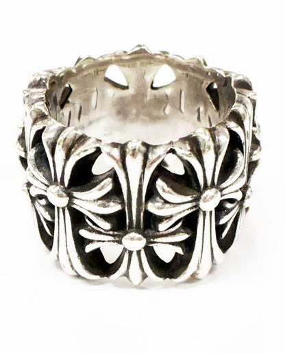 Chrome Hearts Cemetery Cross Ring Silver — view 2