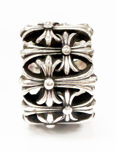 Chrome Hearts Cemetery Cross Ring Silver — view 7