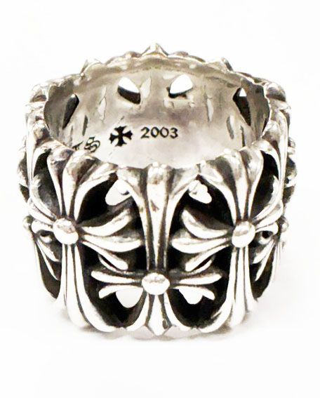 Chrome Hearts Cemetery Cross Ring Silver — view 3
