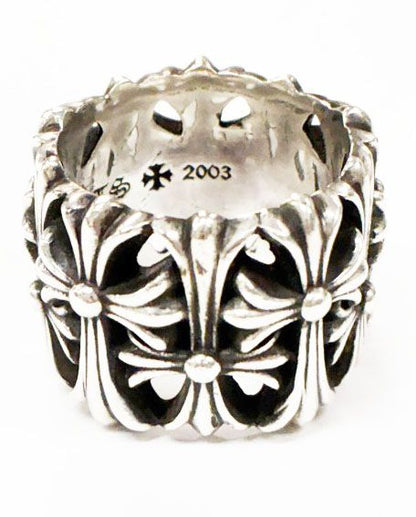 Chrome Hearts Cemetery Cross Ring Silver — view 3