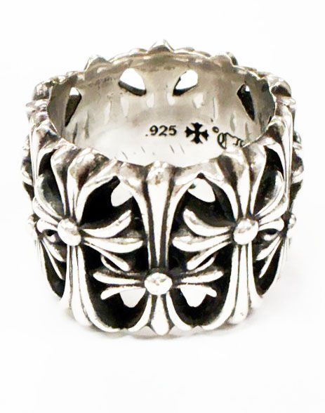 Chrome Hearts Cemetery Cross Ring Silver — view 4