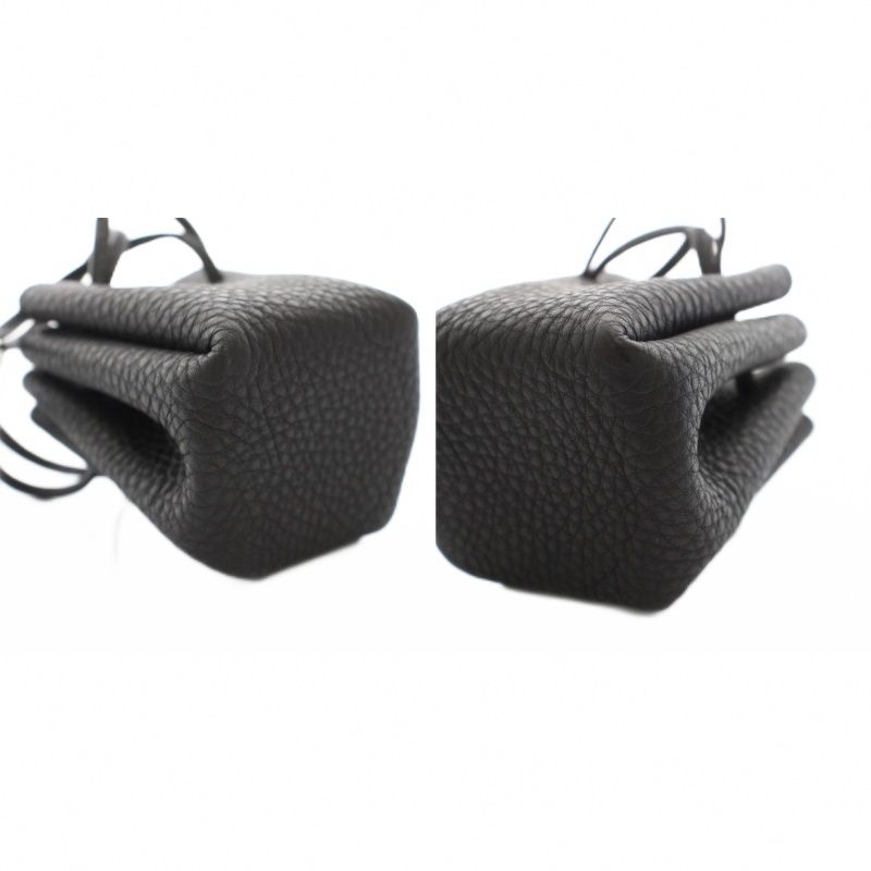 Hermes Vespa Pouch Leather Black YT — view 8