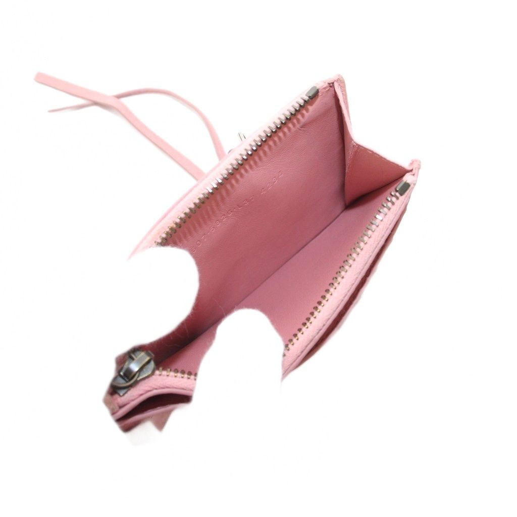 Balenciaga le City Long Card Case Leather Charm Pink YT — view 7