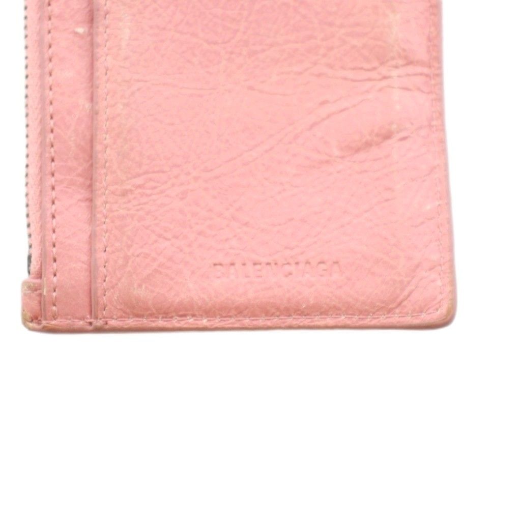 Balenciaga le City Long Card Case Leather Charm Pink YT — view 5