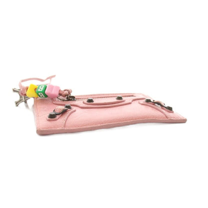 Balenciaga le City Long Card Case Leather Charm Pink YT — view 4