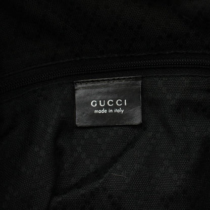 Gucci Bamboo Line Shoulder Bag 2-Way Nylon Leather Black 001 YT — view 5