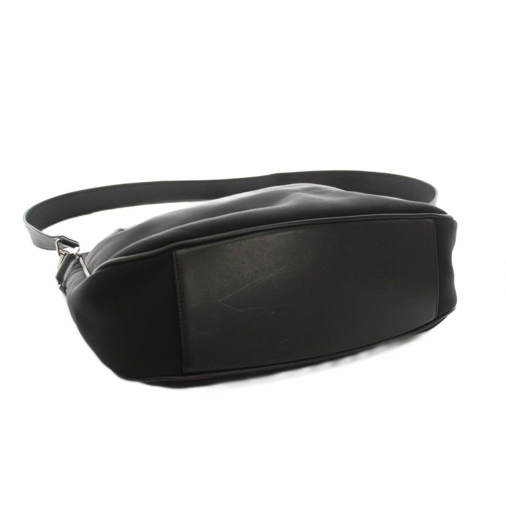 Gucci Bamboo Line Shoulder Bag 2-Way Nylon Leather Black 001 YT — view 4