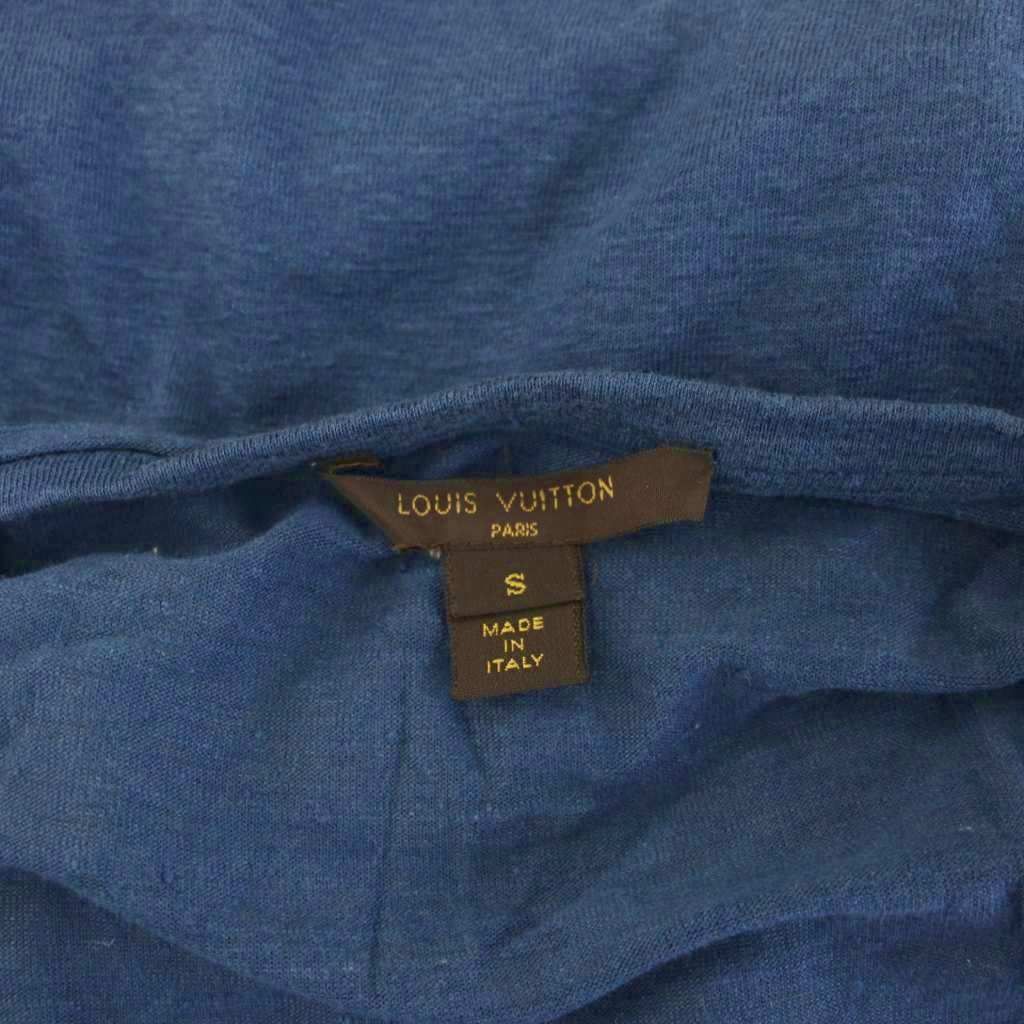 Louis Vuitton Monogram Lace Dress Mini Tunic Sleeveless S Navy YM — view 5