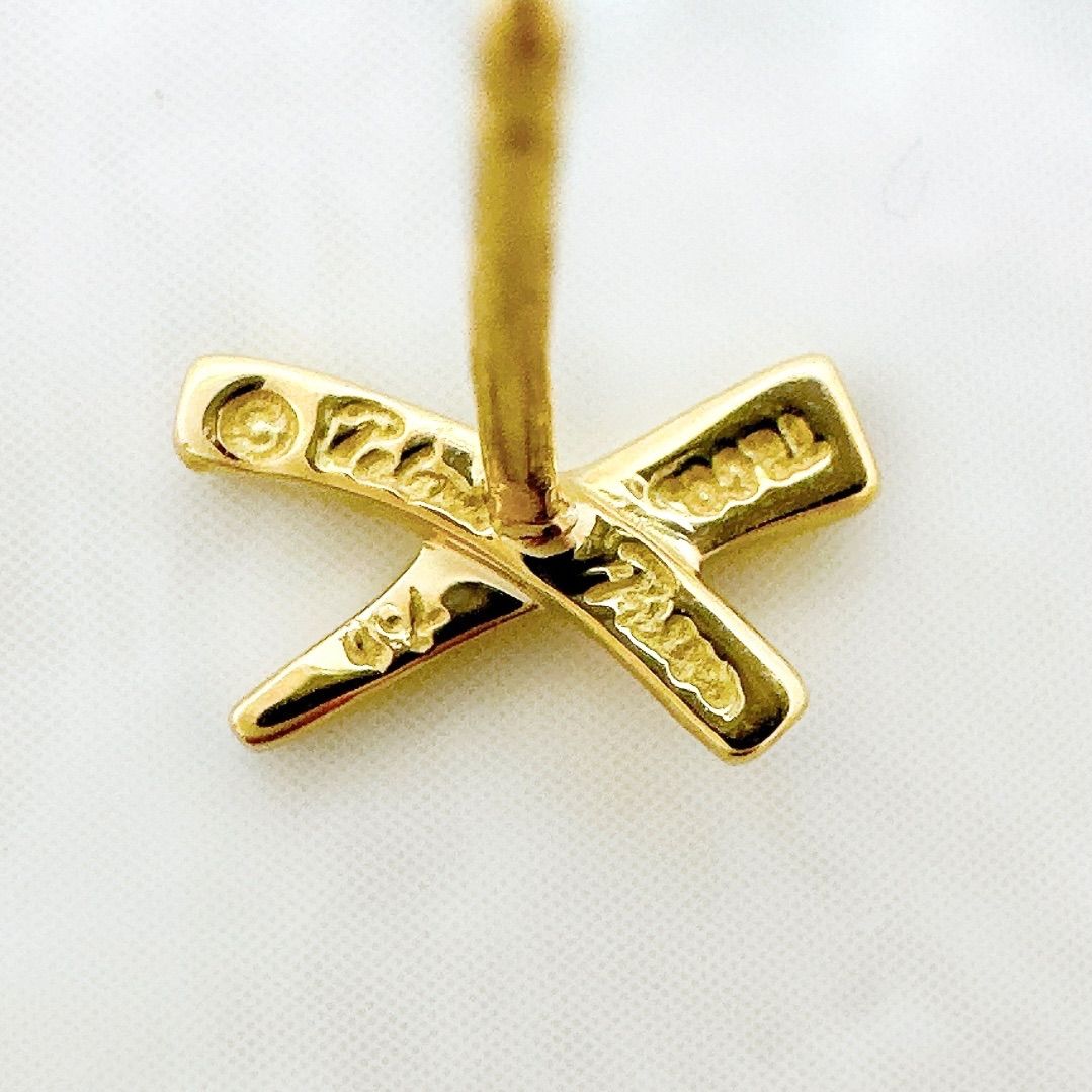 Tiffany & Co Kiss Yellow Gold Earrings — view 7