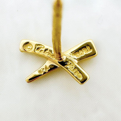Tiffany & Co Kiss Yellow Gold Earrings — view 7